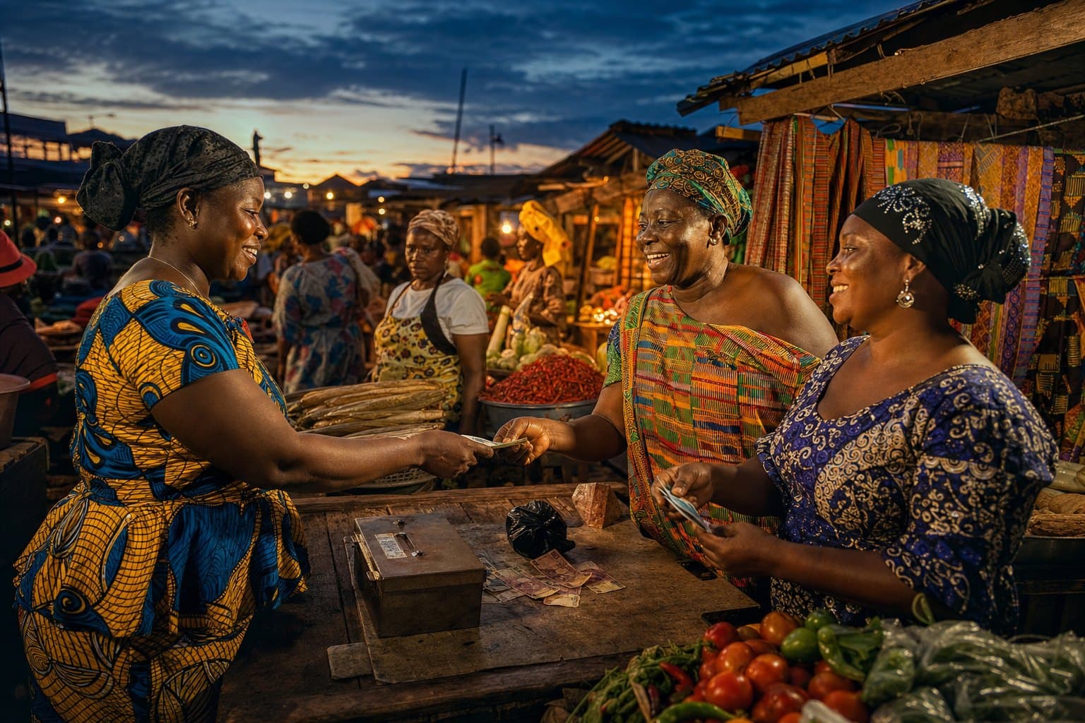Ghanaian market community